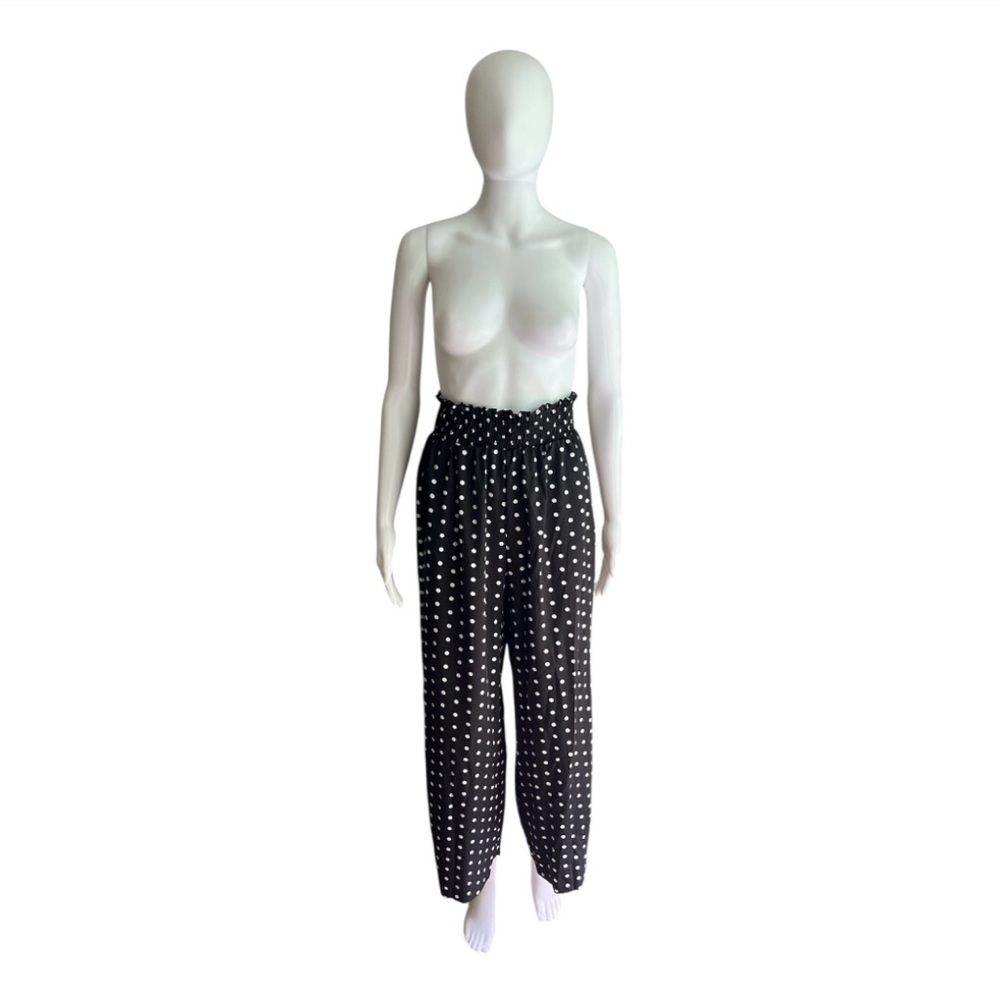Yozy Black Polka Dot Pants Size Size 4
